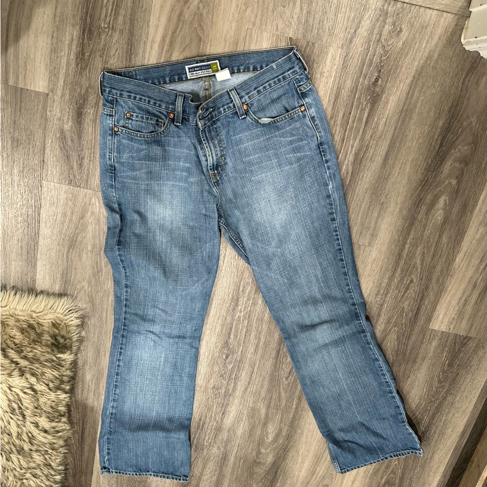 Old Navy Women's Light Blue Flare Jeans